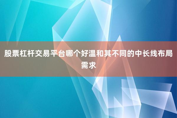 股票杠杆交易平台哪个好温和其不同的中长线布局需求